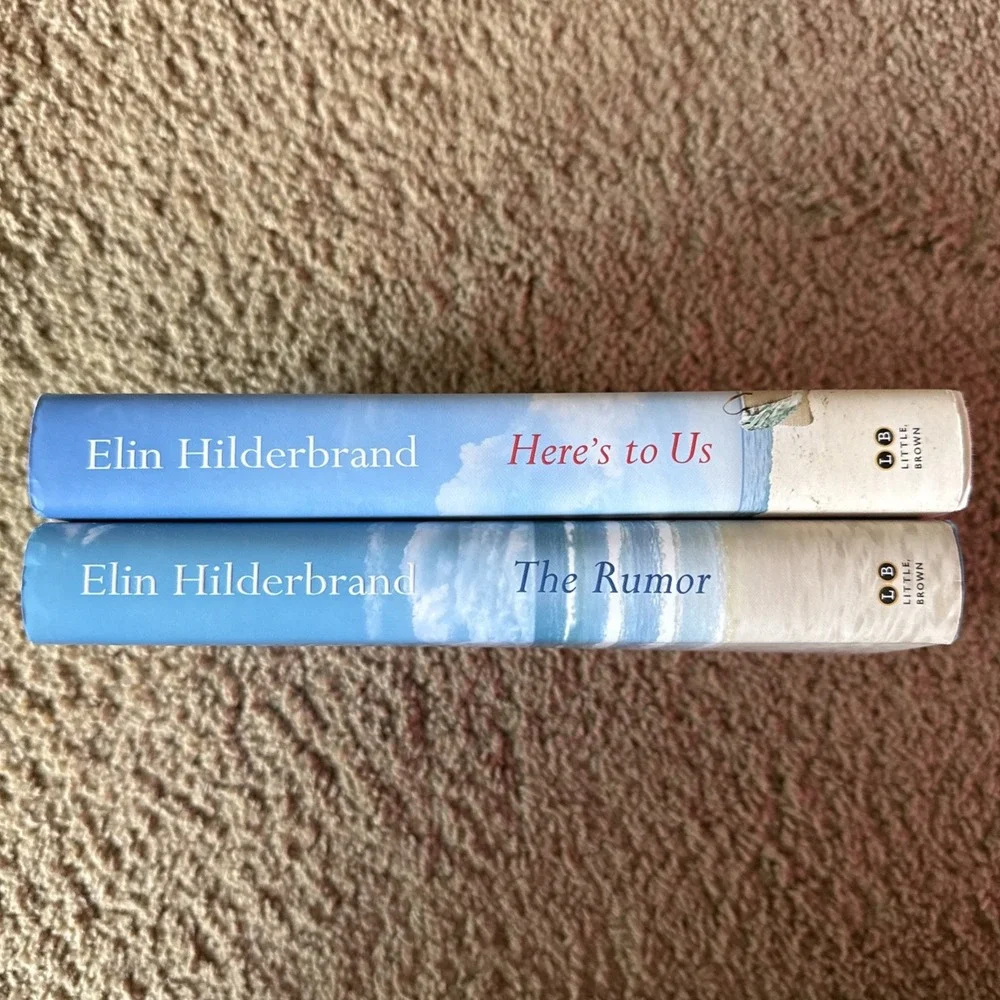 Elin Hilderbrand 2 Book Bundle -  The Rumor and Here's to Us